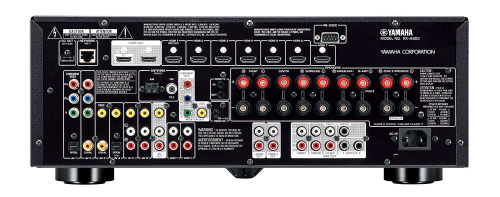 Yamaha RX - A820 110 - 240 Volts Receiver 110 - 220 240 volts - 220v volt electronics