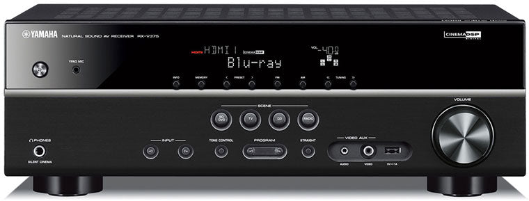 YAMAHA AVレシーバー RX-V375 Yamaha RX-V375 110-240 Volts Receiver 110 - 220 - 240 Volts