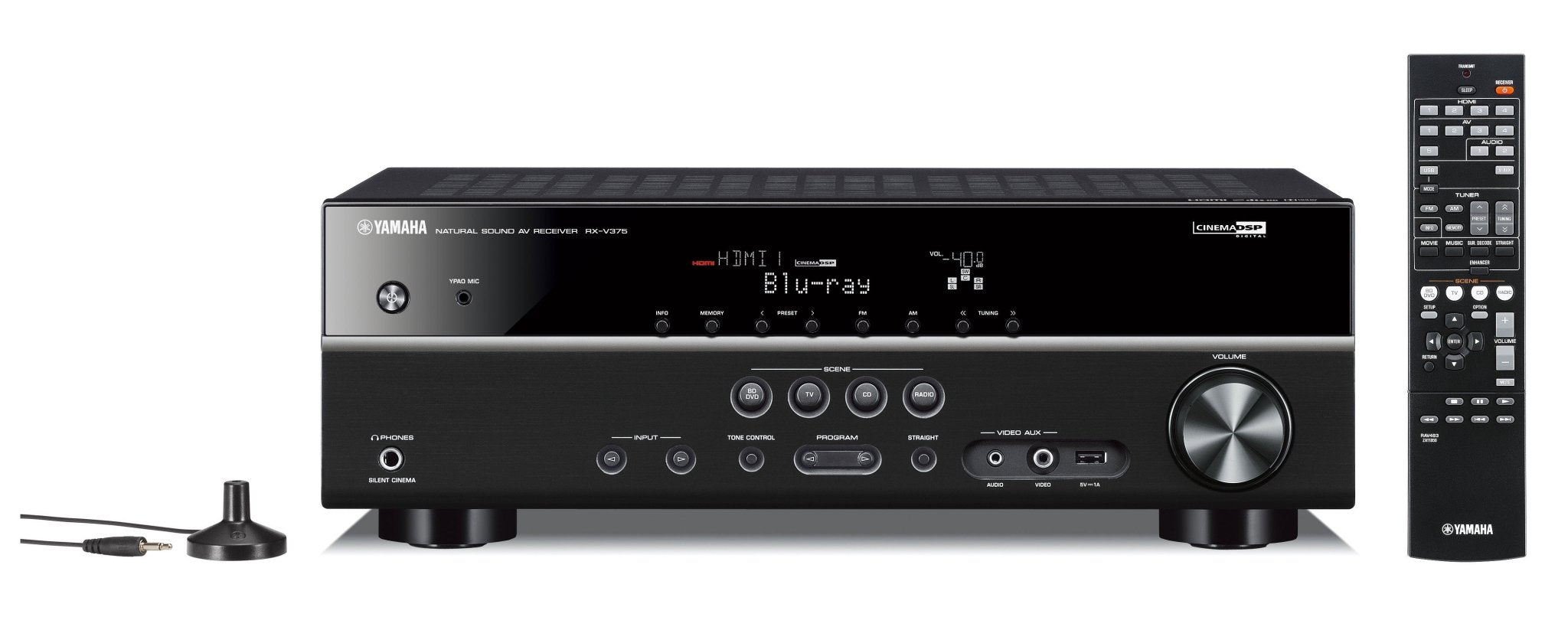 Yamaha RX-V375AVアンプ（値下げ） Yamaha RX-V375 110-240 Volts Receiver 110 - 220 - 240 Volts Amplifier