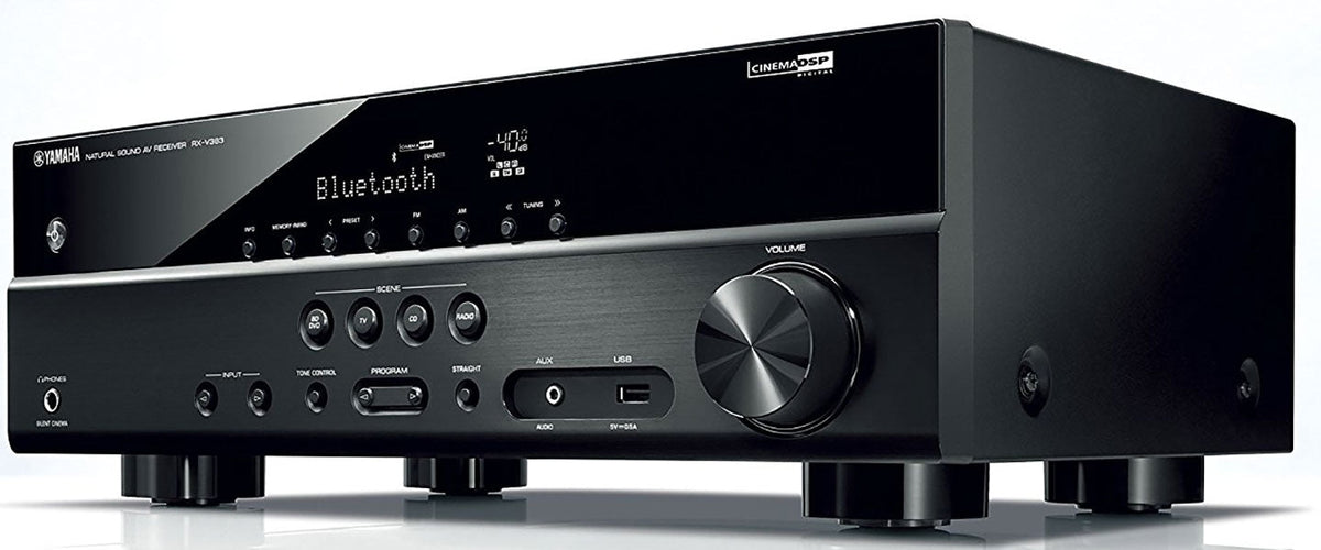 Yama Rx Amplifier Yamaha RX-V383 110-220 Volts 50 / 60 hz Receiver & Amplifier