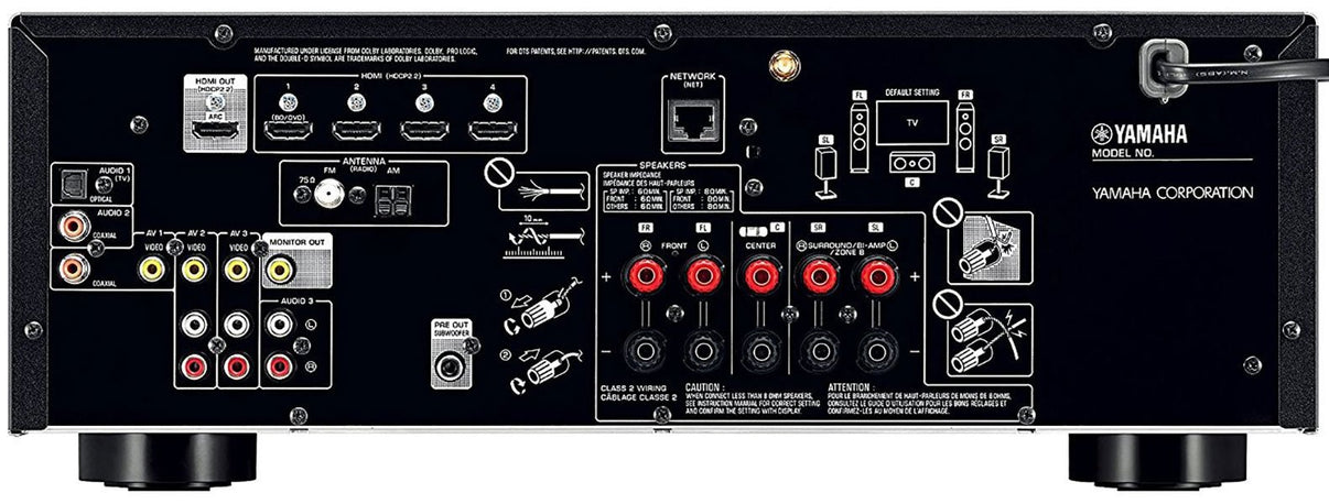 Yamaha RX - V483 Audio/Video Receiver and Amplifier - 220 - Electronics