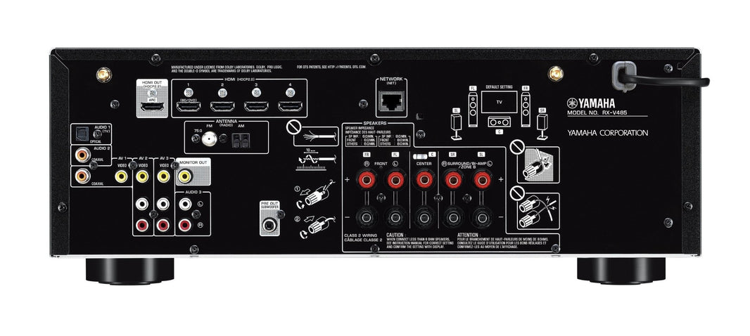 Yamaha RX - V485 110 / 220v Receiver amplifier, 5.1 Channel AV Receiver 110 - 220 - 240 Volts 50 / 60 Hz - 220 - Electronics