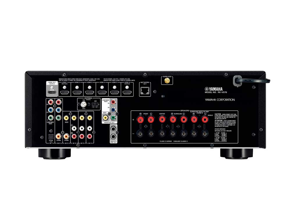 Yamaha RX - V579 110 - 240 Volts Receiver 110 - 220 - 240 Volts Amplifier - 220 - Electronics