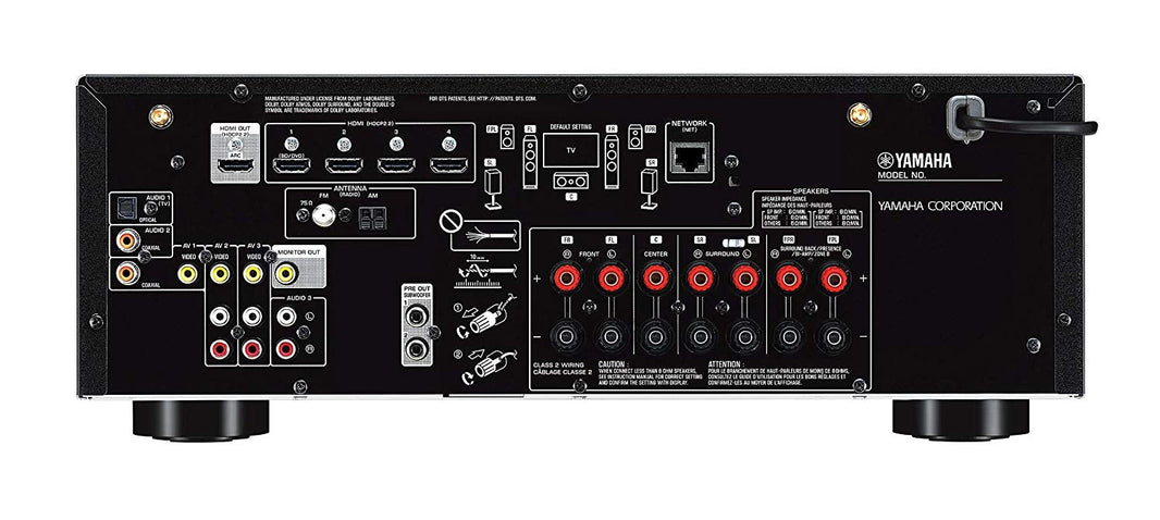 Yamaha RX - V585 110 / 220v Receiver amplifier, 7.2 Channel AV Receiver 110 - 220 - 240 Volts 50 / 60 Hz - 220 - Electronics