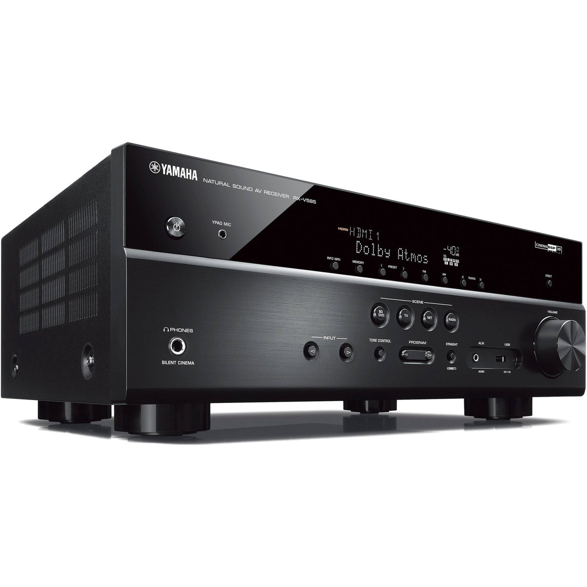 Yamaha RX - V585 110 / 220v Receiver amplifier, 7.2 Channel AV Receiver 110 - 220 - 240 Volts 50 / 60 Hz - 220 - Electronics