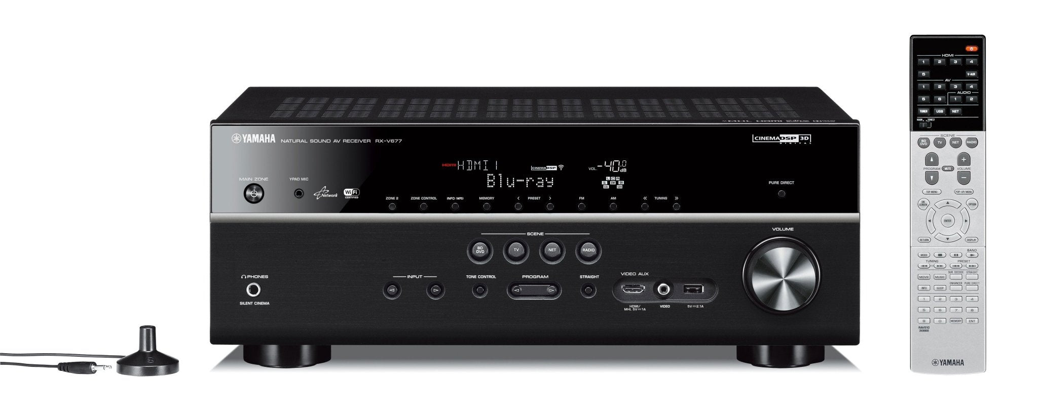 Yamaha RX - V677 110 - 240 Volts Receiver 110 - 220 - 240 Volts Amplifier - 220v volt electronics