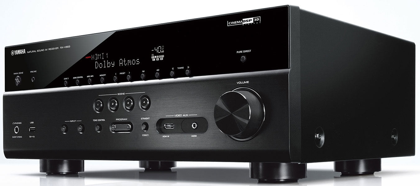 Yamaha RX - V683 Audio/Video Receiver for 110 - 220 Volts - 220 - Electronics