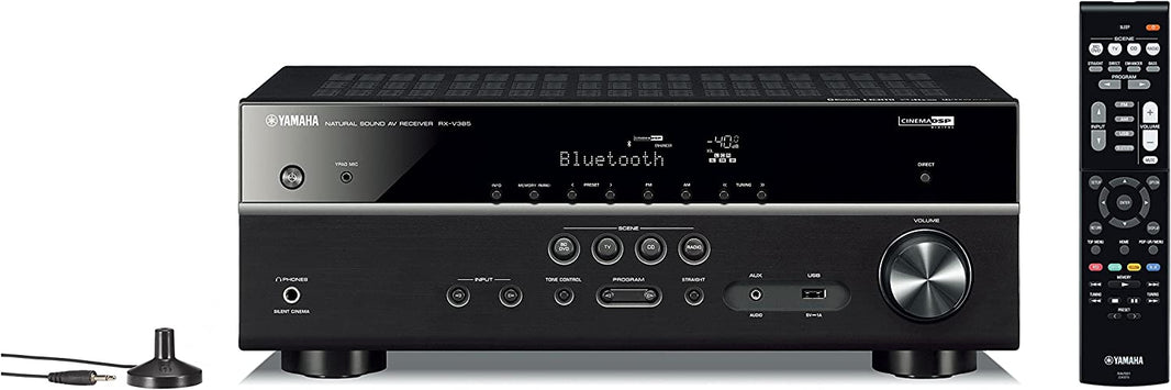 Yamaha RXV385 110 / 220v Receiver amplifier 5.1 Channel 4K amp receiver 110 - 220 - 240 volts 50 60 hz - 220 - Electronics