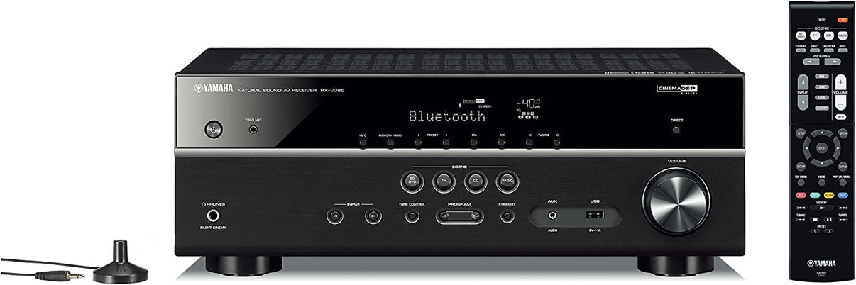 Yamaha RXV385 110 / 220v Receiver amplifier 5.1 Channel 4K amp receiver 110 - 220 - 240 volts 50 60 hz - 220 - Electronics