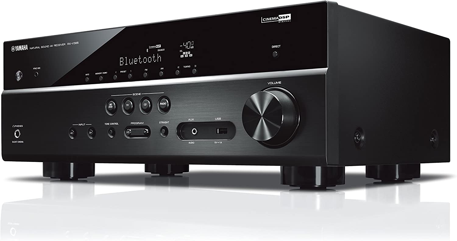 Yamaha RXV385 110 / 220v Receiver amplifier 5.1 Channel 4K amp receive