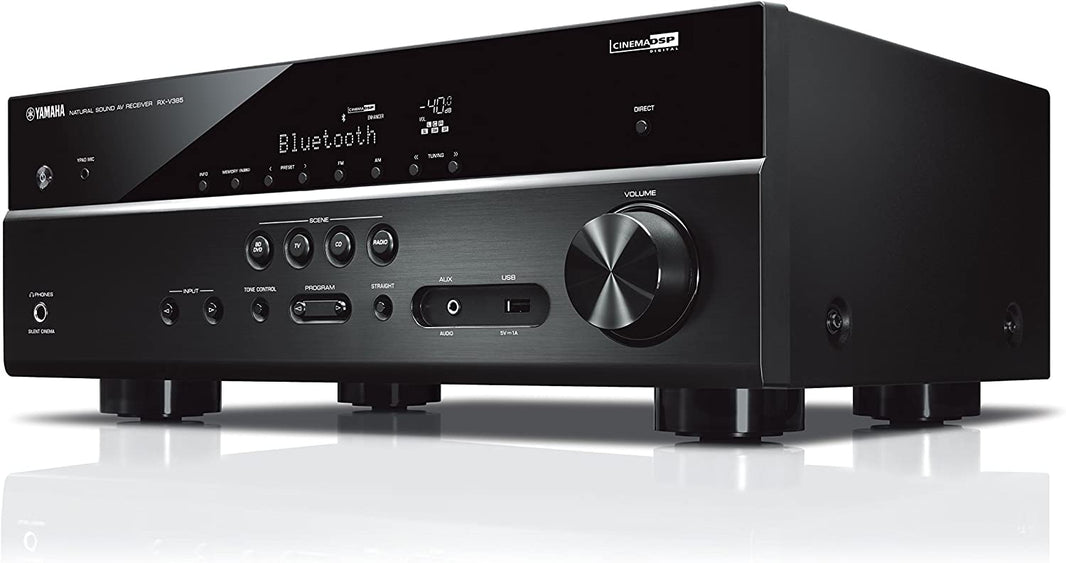 Yamaha RXV385 110 / 220v Receiver amplifier 5.1 Channel 4K amp receiver 110 - 220 - 240 volts 50 60 hz - 220 - Electronics