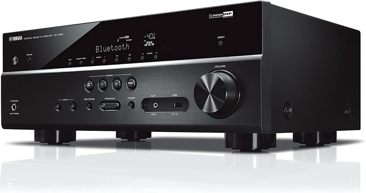 Yamaha RXV385 110 / 220v Receiver amplifier 5.1 Channel 4K amp receiver 110 - 220 - 240 volts 50 60 hz - 220 - Electronics