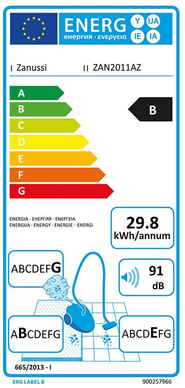 Zanussi 2011PET AirSpeed Lite Pet Bagless Upright Cleaner 220 240 volts, Ice White/Blue (ZAN2011PETAZ - 00) - 220v volt electronics