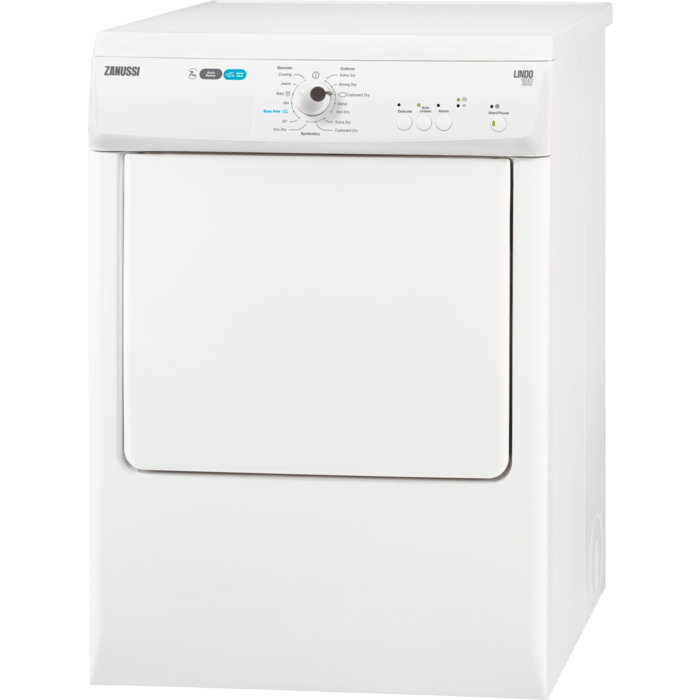 Zanussi Vented 220 volt Tumble Front Load Dryer 220v 240 volt 50HZ Zanussi by Electrolux ZTE7101PZ 50hz - 220 - Electronics