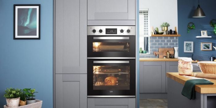 Beko 220 volt Built in Double Oven CDFY22309X Built in Electric Double Oven 220v 240 volts 50 hz