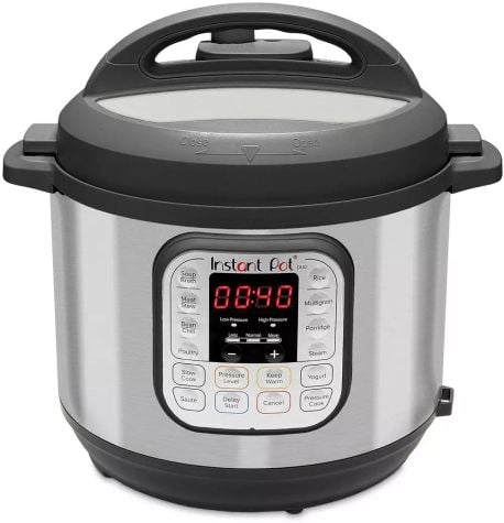 Instant pot orange Duo 7-in-1 Electric Pressure Cooker, Slow/Rice  Cooker/Steamer