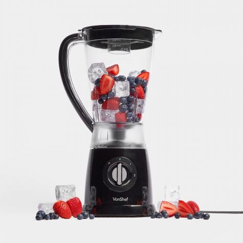 Vonshef 220 volt blender 500 watts Plastic Jar 1.5 Liter 220 Volts 220v model 2000148