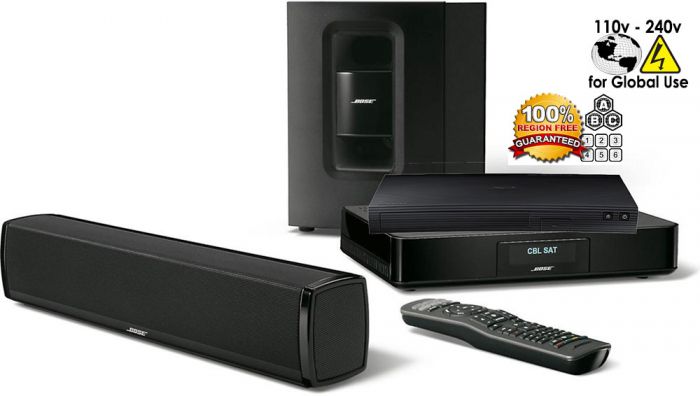 Samsung BD-J5100 Region Free Blu-ray player with Bose(R) CineMate(R) 120 theater system - 240 volts