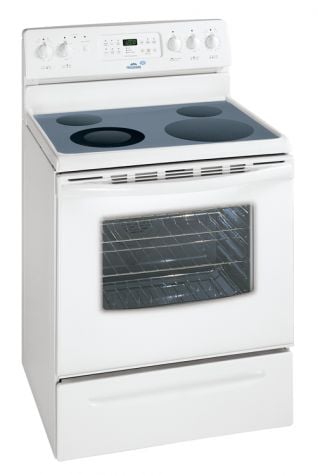 Frigidaire white electric stove top