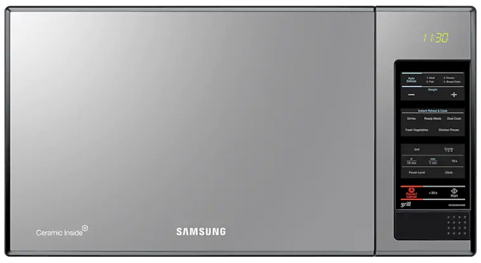 Samsung black mirror microwave discount