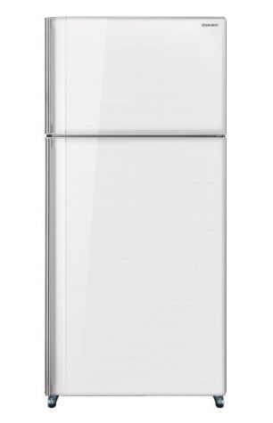 Sharp SJ-SC75V-WH 2 Door Top Mount Refrigerator (White)