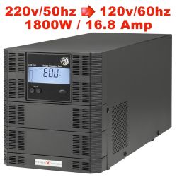 PowerXchanger Step Down 220 volt to 120 Volt 60Hz step down voltage converter 1800 Watts 16.8 Amp 12060EX-16  
