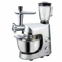 Daewoo 220 volts stand mixer with blender food processor DSX-5055 Silver 1200 Watts 220v 240 volts 50 hz