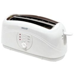 Welco 4 Slice Toaster 220 240 volts- Pure White (WELK003-00)