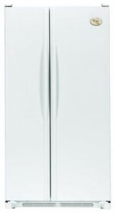 220 Volt Whirlpool WGS2624PEKW 26 cu.ft Extra Large Capacity White Side by Side Refrigerator