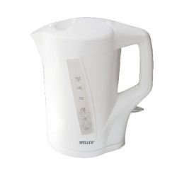 Welco Cordless Jug Kettle 1.7 litre 220 240 volts- Pure White (WEL001-00)