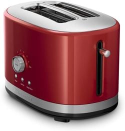 KitchenAid 220 volt 5KMT2116 Wide slot 2 slice Toaster 220v 240 volts Empire red color 5KMT2116ER