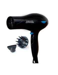 SOKA New York Professional 220 volts Hair Dryer 2400 watts with Concentrator and Diffuser nozzles model 5988