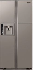 Hitachi R-W660 220 Volt side by side Refrigerator with water dispenser 220v 240 volts