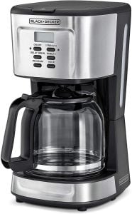 Black & Decker DCM85-B5 220 volts Coffee Maker 900 watts Digital Programmable 12 cup Coffee Maker 220 V 240 Volts 50 hz