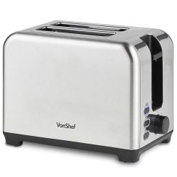 Vonshef Toaster 2-Slice Stainless Steel 13374 220-240 Volts Main