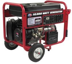 All Power APGG10000 Gasoline10000 Watts Generator W/ Wheel and Battery Kit