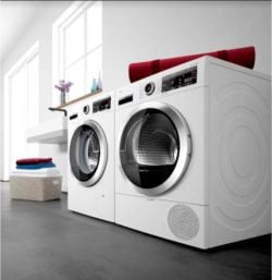 Bosch 220 volt Washer and Dryer Set WAW324DE Washer and WTN85423ME Dryer 220v 240 volts 50 hz 