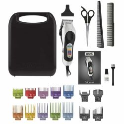 Wahl 220 volts hair clipper complete set 79305-3658 Deluxe Grooming Pro 21 PCS hair-cutting kit 220v 240 volts 50 hz
