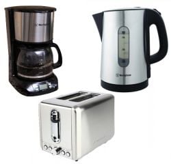 Westinghouse 220 volts Toaster, Coffee maker, and Kettle package 220v 240 volt Main