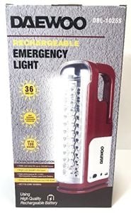 Daewoo DRL-1025S Rechargeable LED Lantern 220 Volts Main