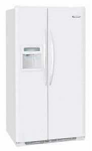 Frigidaire GLSZ28V8GW 220 Volts 736/26 L/cu. ft White Side by Side Refrigerator 220/240 Volts