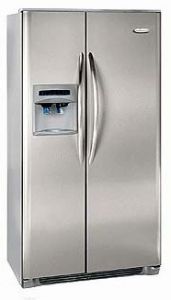 Frigidaire GPSE28V9GS 220 Volt 736/26 Stainless Side by Side Refrigerator 220/240 Volts