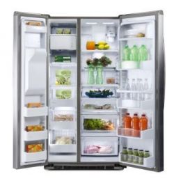 220 Volt GE GSE27NGBCSS Side by Side Refrigerator