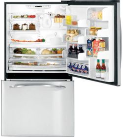 GE PDSE5NBWD SS 220-240 Volt Stainless Steel Refrigerator