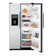 220 Volt GE PSG22SIRF Stainless Refrigerator with Ice and Water