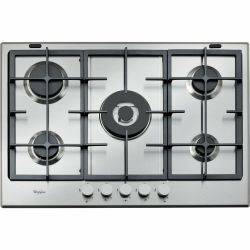 Whirlpool 220 volts Gas Cooktop 30 inch GMA7522IX 75 CM 5 Burner Stainless steel Gas Cooktop  220v 240 volts 50 hz