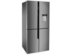 Hisense RQ560N4WC1 Stainless Steel  20 Cu ft   4 Door French Door Refrigerator with Non - Plumbed Water Dispenser  220 v 240 volts 50 hz