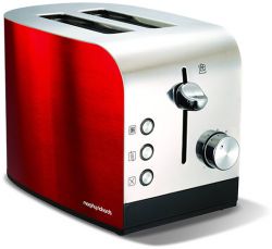 Morphy Richards Accents 2 Slice Toaster 220 240 volts - Red 44206-00