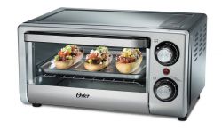 Oster TSSTTV10LTB 4 Slice Toaster Oven for 220/240 Volts