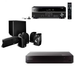 Polk Audio TL1600 Home Theater System Blu-ray & Receiver Combo Package